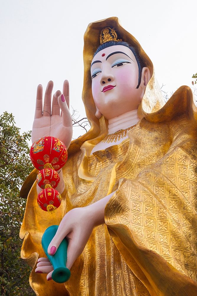 Thailand-Chonburi Province-Khao Sam Muk Shrine Statue of Sam Muk-a local spirit or deity